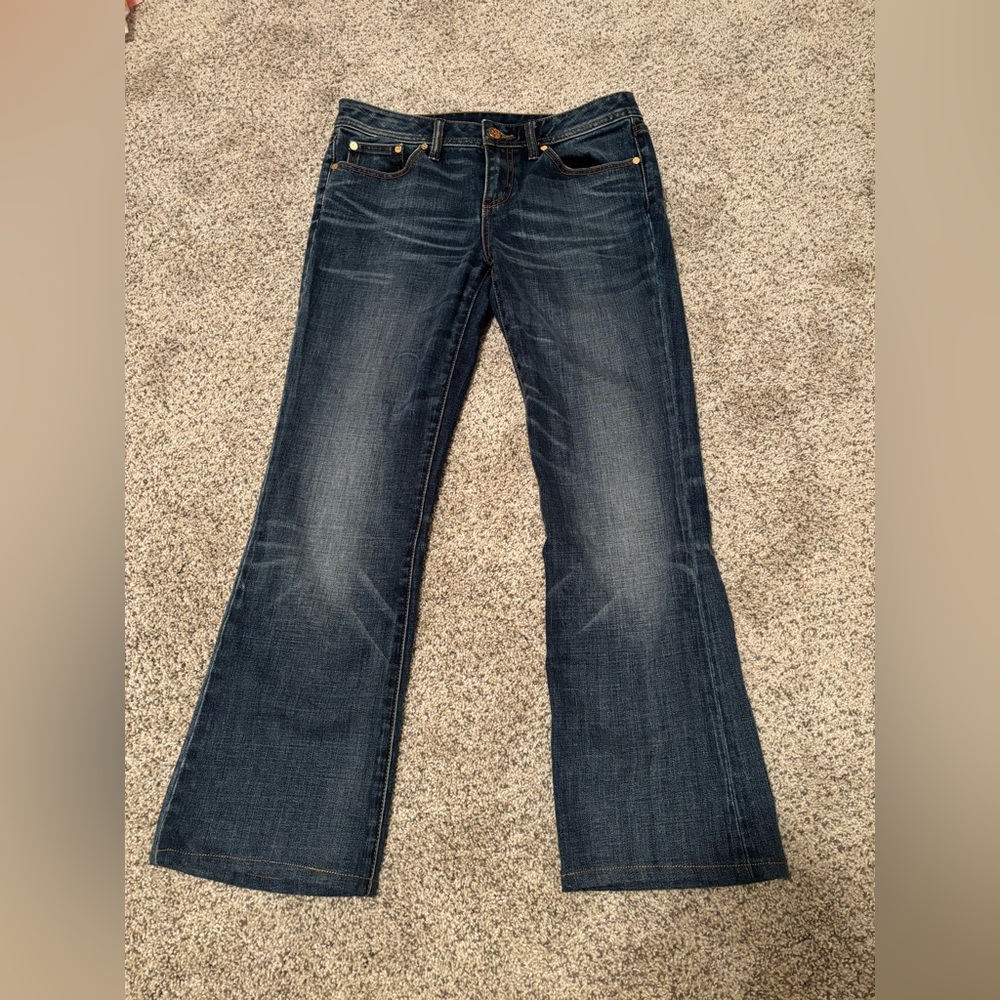 Tory Burch Women's Boot Cut Jeans - Dark Blue